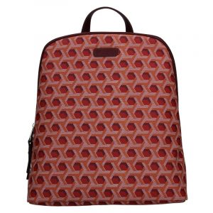 Trendy dámský batoh Hexagona Asia – tmavě červená