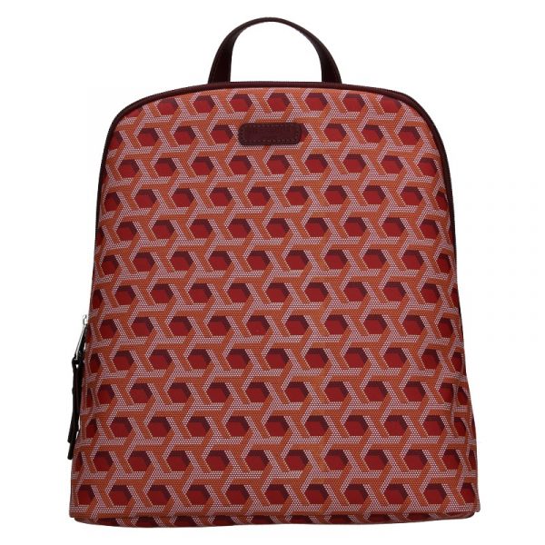 Trendy dámský batoh Hexagona Asia – tmavě červená